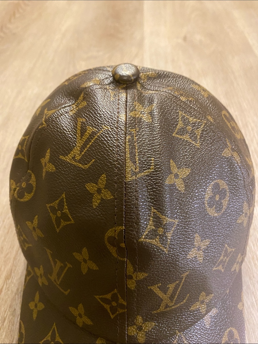 Louis Vuitton Monogram Baseball Cap Adjustable Unisex Brown LV Logo Hat - Picture 3 of 7